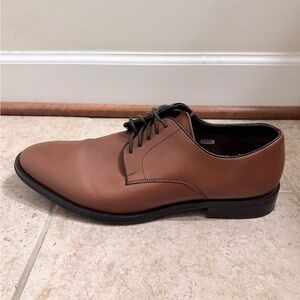 The Black Tux Brown Leather Men's Dress Shoes